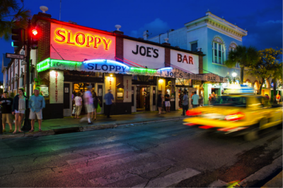 live music and Duval Street Key West