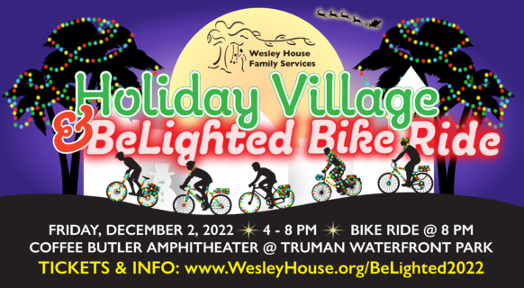 Wesley House Family Services Holiday Village and BeLighted Bike Ride