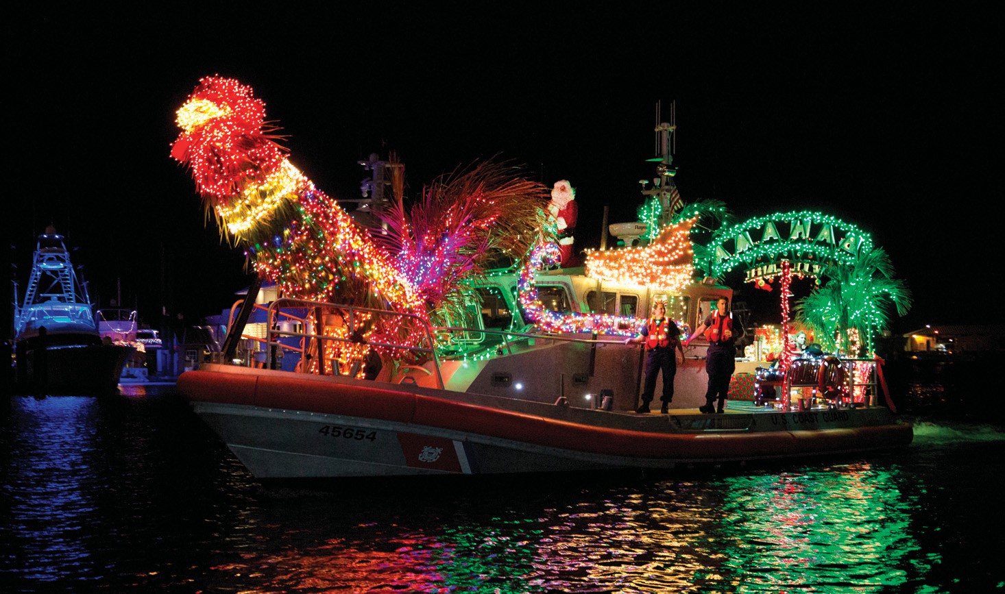Schooner Wharf Lighted Boat Parade