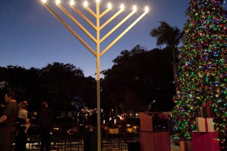 The City of Key West Menorah Lighting Ceremony at Bayview Park